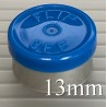 Royal Blue West 13mm Flip Off Vial Seals, Pack of 100