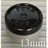 Black West 13mm Flip Off Vial Seals, Bag of 1000