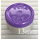 Purple West 13mm Flip Off Vial Seals, Case of 1000