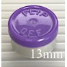Purple West 13mm Flip Off Vial Seals, Case of 1000
