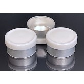 White 13mm West Gloss Flip Cap Vial Seal