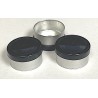 Black 13mm West Gloss Flip Cap Vial Seal