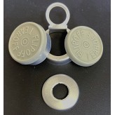 Misty Gray Flip Off Tear Off Vial Seals by West Pharma