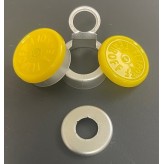 Yellow Flip Off Tear Off Vial Seals by West Pharma