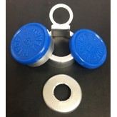 West Royal Blue Flip Off Tear Off Vial Seals by West Pharma Pk 100
