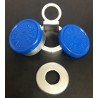 Royal Blue Flip Off Tear Off Vial Seals by West Pharma Bag 1000