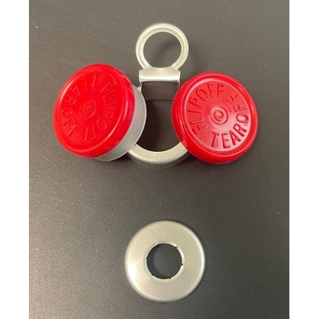 Red Flip Off Tear Off Vial Seals by West Pharma buy now!
