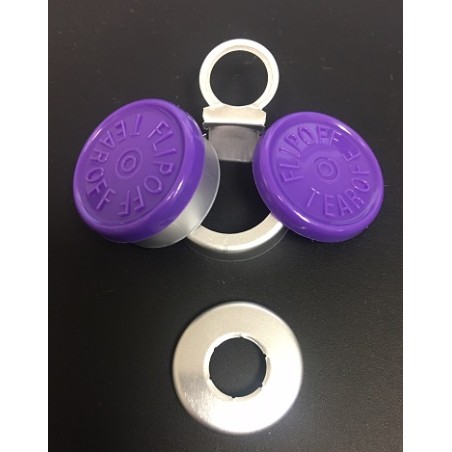 Purple Flip Off Tear Off Vial Seals by West Pharma buy here!