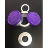 20mm Flip Off-Tear Off Vial Seals, Purple, Bag 1000