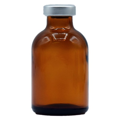 30mL Amber Sterile Serum Vials, Pack of 25 by ALK