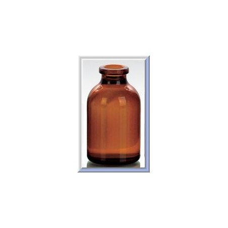 30mL Amber Serum Vials, 37x65mm, Ream of 90