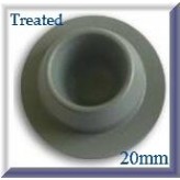 20mm Vial Stopper, Silicone Treated Round...