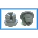 20mm Vial Stopper, 3-Leg Lyophilization Style, Thick Flange, Pack of 100