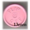 13mm Flip Off Vial Seals, Gloss Pink, Case of 1000