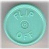 20mm Flip Off Vial Seals, Faded Turquoise Blue, Pack of 100