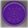20mm Flip Off Vial Seals, Purple, Pack of 100
