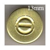 13mm Center Tear Vial Seals, Gold, Bag of 1000