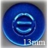 13mm Center Tear Vial Seals, Sapphire Blue, Pack of 100