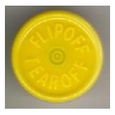 20mm Flip Off-Tear Off Vial Seals, Yellow, Bag...