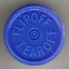 20mm Flip Off-Tear Off Vial Seals, Royal Blue, Pack of 100