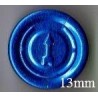 13mm Complete Tear Off Vial Seals, Sapphire Blue, Pk 100