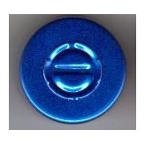 20mm Center Tear Vial Seals, Sapphire Blue, Bag of 1000