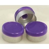 13mm West Gloss Flip Cap Vial Seal, Purple, Bag 1000